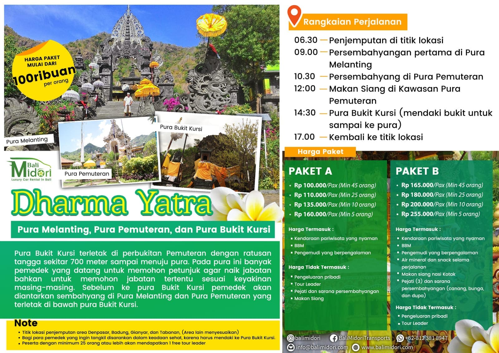 Bali Midori tirta yatra pemuteran