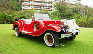 Marvia Classic Red Wedding Car