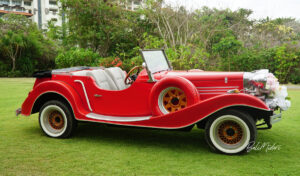 Marvia Classic Red Wedding Car