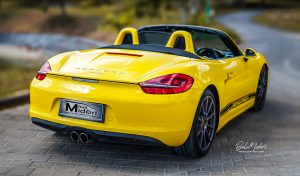 Porsche Boxster Yellow