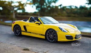 Porsche Boxster Yellow