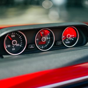 VW Beetle Red Cabrio