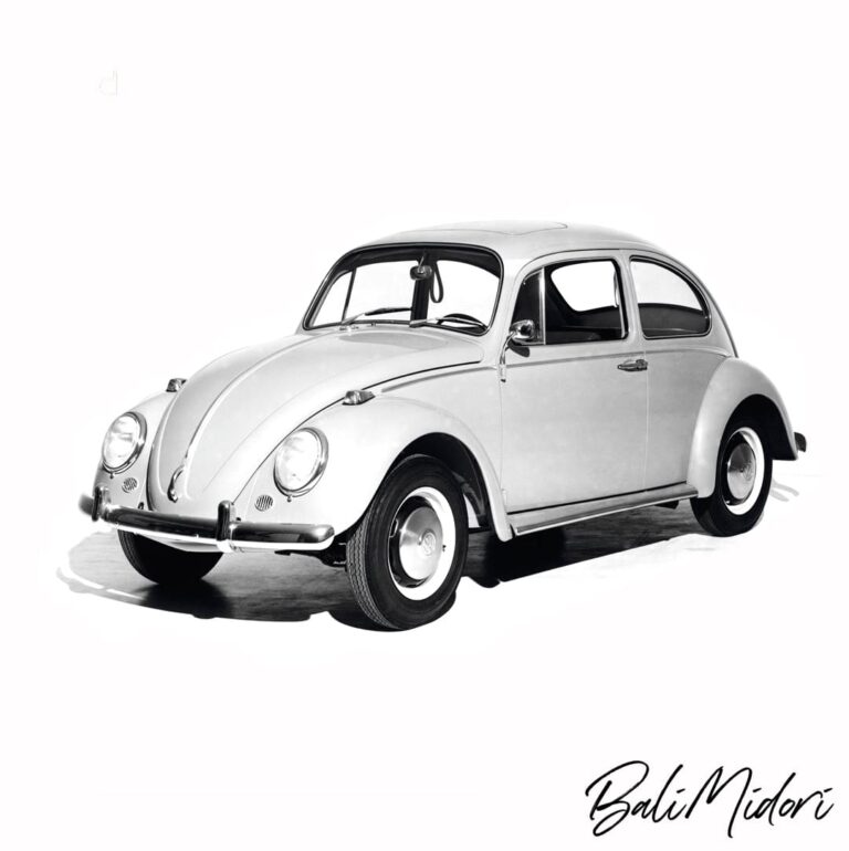 White VW Beetle