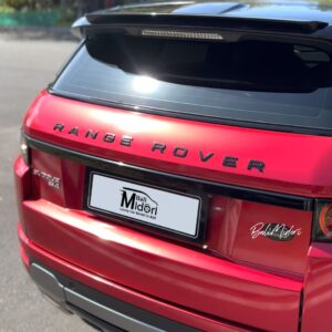 Red Range Rover Evoque